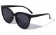 Oversized Flat Lens Cat Eye Sunglasses p6237-ft