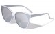 Oversized Flat Lens Cat Eye Sunglasses p6237-ft