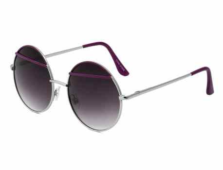 Metal Round Color Accent Sunglasses m10003