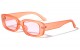 Thick Rim Round Rectangle Sunglasses p6634