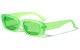 Thick Rim Round Rectangle Sunglasses p6634