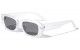 Thick Rim Round Rectangle Sunglasses p6634