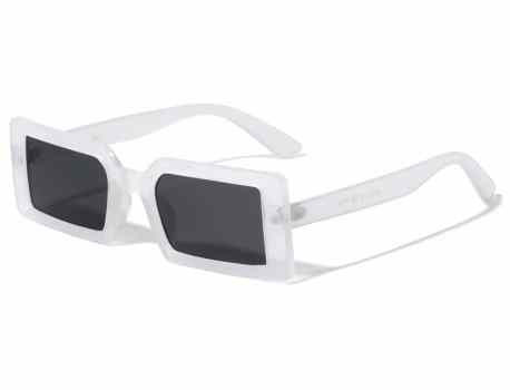 Wide Retro Thick Frame Rectangle Sunglasses p6651