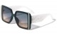 Squared Butterfly Thick Temple Sunglasses p6668
