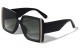 Squared Butterfly Thick Temple Sunglasses p6668