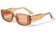 Rectangle Thick Temple Sunglasses p6680