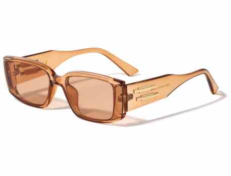 Rectangle Thick Temple Sunglasses p6680