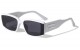 Rectangle Thick Temple Sunglasses p6680