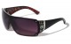 Rhinestone One Piece Shield Sunglasses rh-3091-lh
