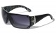 Rhinestone One Piece Shield Sunglasses rh-3091-lh