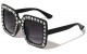 Rhinestone Butterfly Square Frame rh-3198