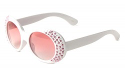Rhinestone Oval Sunglasses rH-3212