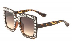 Rhinestoned Butterfly Sunglasses rh-3219
