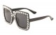 Metallic Rimless Heart Frame M10675-HEART