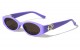 Flower Hinge Oval Sunglasses p1085
