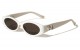Flower Hinge Oval Sunglasses p1085