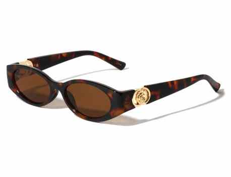 Flower Hinge Oval Sunglasses p1085