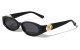 Flower Hinge Oval Sunglasses p1085