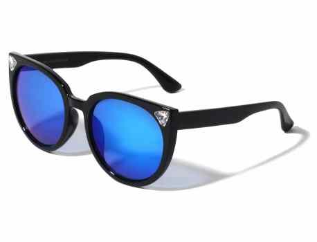 Rhinestone Cat Eye Frame Sunglasses p30286-rh-cm