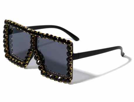 Rhinestone Large Round Gem Encrusted rs2013