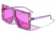 Rhinestone Large Round Gem Encrusted rs2013