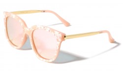 Retro Flat Lens Sunglasses p30189-ft