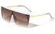 Rimless One Piece Shield Sunglasses p30439