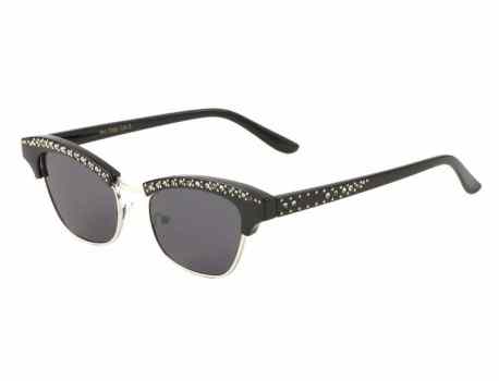 Rhinestone Square Frame Sunglasses rs1977