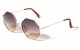 Metallic Octagon Frame Sunglasses m10604