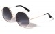 Metallic Octagon Frame Sunglasses m10604
