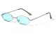 Metallic Color Lens Oval  Sunglasses m10613-co