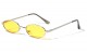 Metallic Color Lens Oval  Sunglasses m10613-co