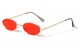 Metallic Color Lens Oval  Sunglasses m10613-co