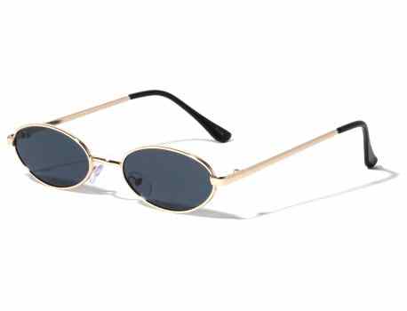 Metallic Color Lens Oval  Sunglasses m10613-co