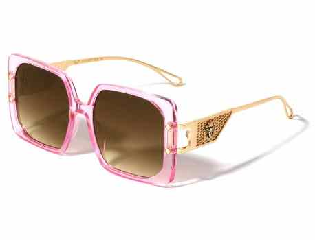  KLEO Oversized Rounded Butterfly Wholesale Sunglasses lh-p4062