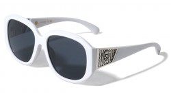 KLEO Extended Rimless Lens Butterfly Wholesale Sunglasses lh-p4073