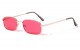 Thin Rectangle Color Sunglasses m10614-co