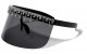 Rhinestone Super Dark Visor rh-3247-sd