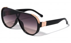 Rhinestone Flat Top Fashion Sunglasses p30393