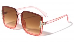 Rhinestone Butterfly Thin Frame Sunglasses rh-3256