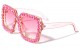 Rhinestone Butterfly Decorated Frame rs1962