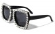Rhinestone Butterfly Decorated Frame rs1962