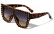 Rhinestone Square Frame Sunglasses rs1977