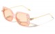 Rhinestone Semi Rimless Frame Shades rs1982