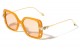 Rhinestone Semi Rimless Frame Shades rs1982