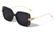 Rhinestone Semi Rimless Frame Shades rs1982