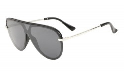 Semi-Rimless One Piece Lens Aviator m10640