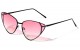 Metallic Cateye  Color Lens Sunglasses m10691-co