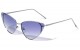 Metallic Cateye  Color Lens Sunglasses m10691-co