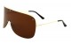 Metallic Shield Sunglasses  m10712